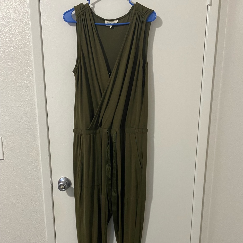 heartloom olive green jumpsuit